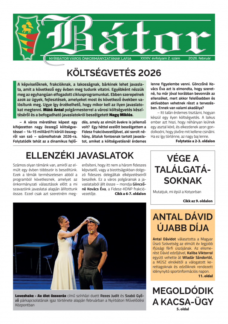 BÁTOR ÚJSÁG - 2026. február